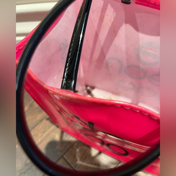 Bloomingdale's Pink Little Neon Bag Tote - Picture 11 of 11